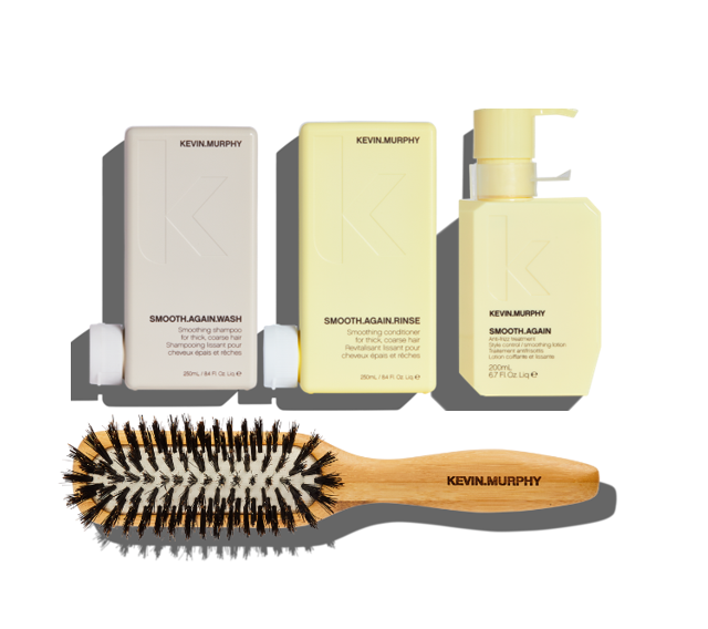 Smooth Again Trio | Free Boar Bristle Styling Brush by Kevin Murphy-Hair Care Canada